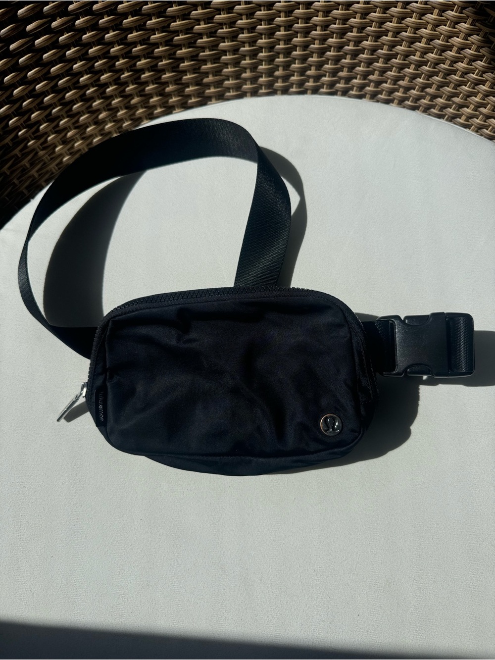 Lululemon Black Nylon Crossbody Belt Bag